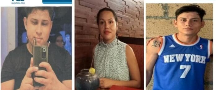 Buscan a una mujer con esquizofrenia en Playa del Carmen, a un hombre en Cancún y a otro más en el municipio de Bacalar.
