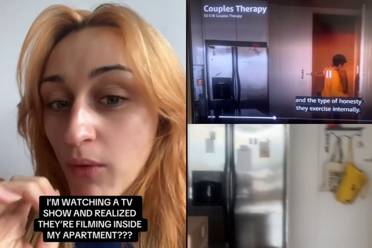 VIDEO: Mujer estaba viendo una serie y descubrió que algunas escenas estaban grabadas en su propia casa