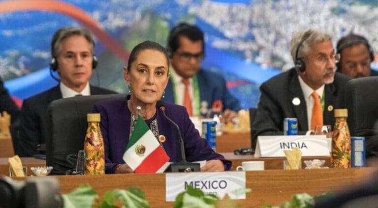 Propone Claudia Sheinbaum en cumbre del G20 que Sembrando Vida se replique a nivel mundial. Asegura que ha sido exitoso en el país.