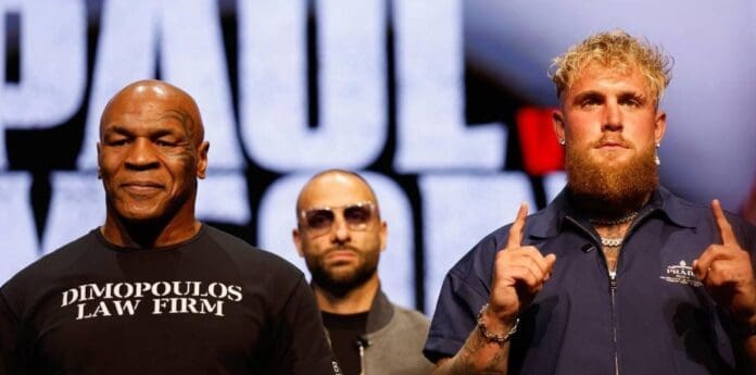 Filtran en redes sociales el supuesto guión de la pelea entre Mike Tyson y el influencer Jake Paul. Hay quienes creen que es auténtico.