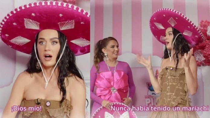Katy Perry es sorprendida en programa 