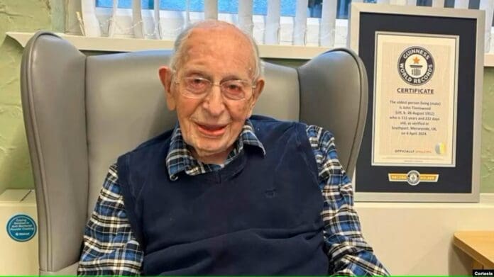 Muere el hombre más viejo del mundo a los 112 años en Inglaterra