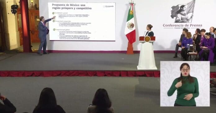 Claudia Sheinbaum y Marcelo Ebrard afirman que se perderán más de 400 mil empleos si se imponen aranceles.