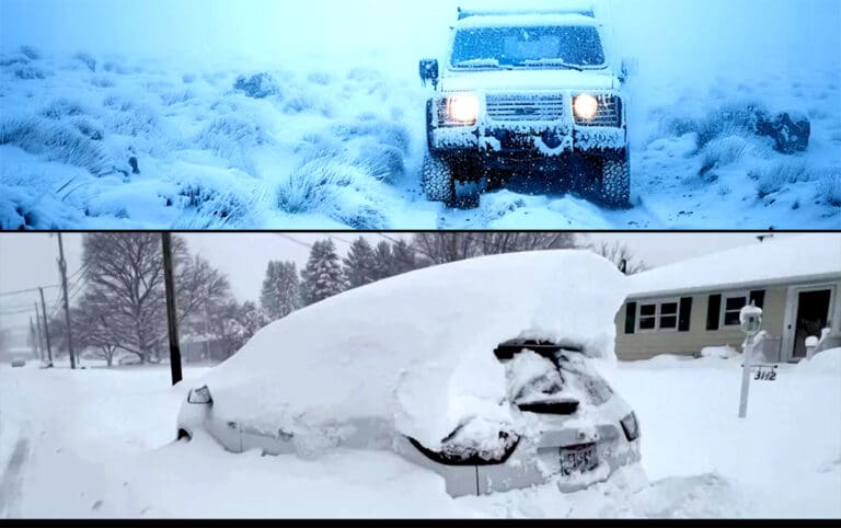 Nevadas récord congelan noreste de Estados Unidos y alteran planes de viajes