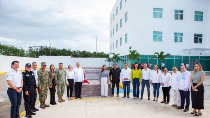 Acompaña Estefanía Mercado a la gobernadora Mara Lezama a la inauguración de la nueva sede de la Fiscalía General del Estado