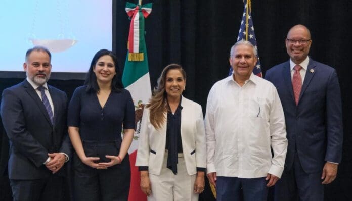 En Quintana Roo se construye la paz, destaca Mara Lezama desde cumbre de fiscales de México y Estados Unidos