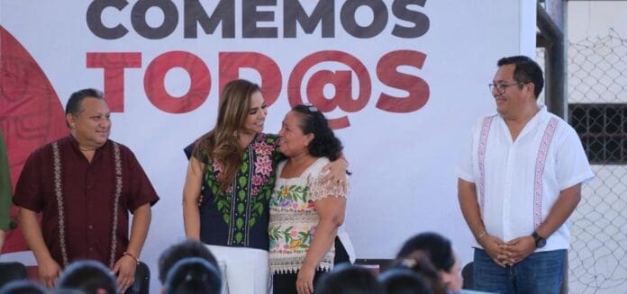 Miles de familias han mejorado su alimentación en Quintana Roo gracias al programa denominado “Comemos Tod@s”.