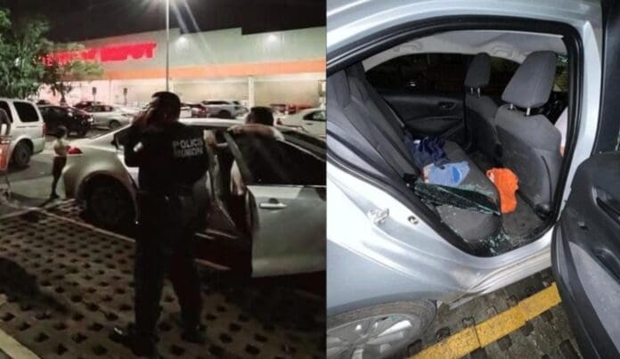 Reportan varios cristalazos a autos en el estacionamiento de Home Depot de Playa del Carmen. Hay varios afectados.
