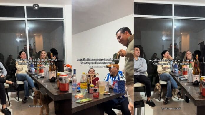 Video: Jóvenes le juegan una broma a su mamá y se regalan sus cosas en el intercambio