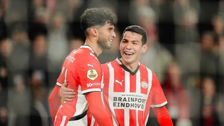 Video: 'Chucky' Lozano anota en la goleada del PSV en la Copa de Países Bajos