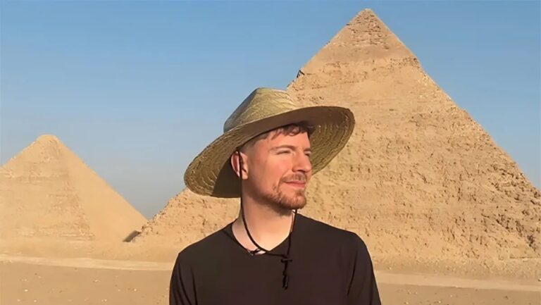 MrBeast renta las pirámides de Egipto para su próximo video de YouTube