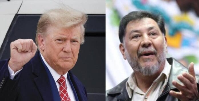 Pide Gerardo Fernández Noroña a Donald Trump que 