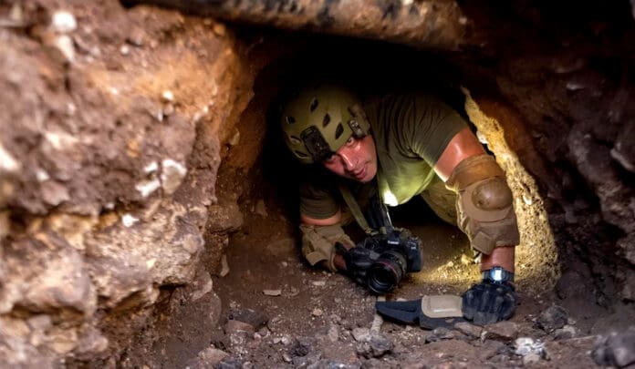 Hallan con dron narcotúnel en frontera entre Sonora y Arizona