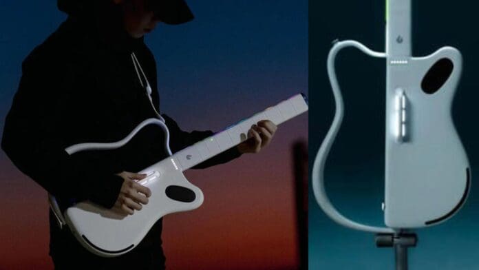 ¡Como el Guitar Hero! Lanzan futurista guitarra sin cuerdas