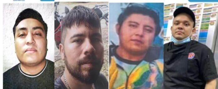 Se busca a cuatro hombres de diferentes edades que fueron reportados como desaparecidos en el estado de Quintana Roo.