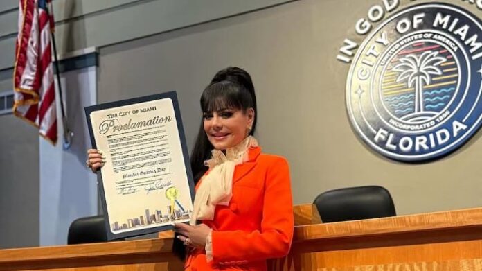 Presume Maribel Guardia que tiene su día oficial en Miami