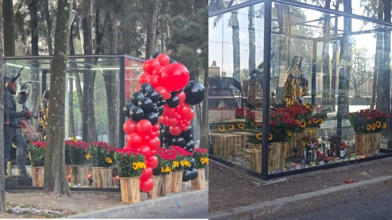 Autoridades de la CDMX retiran altar que veneraba al Diablo