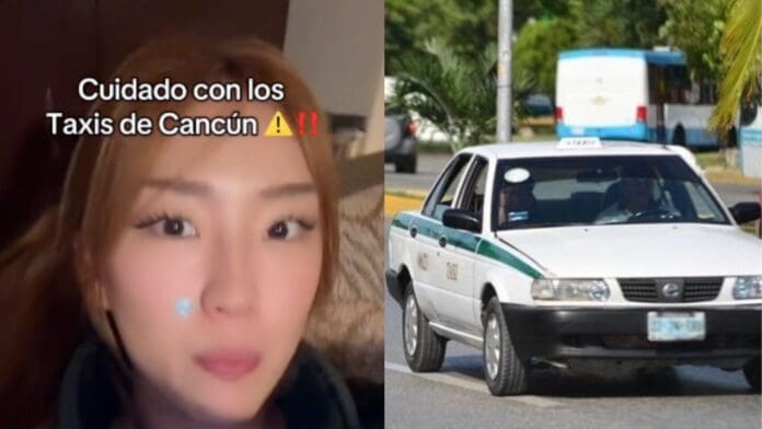 VIDEO: Taxistas de Cancún le cobran a influencer 10 MIL PESOS por llevarla del aeropuerto a la Zona Hotelera