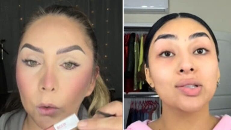 Tiktoker presume maquillaje de 55 mil pesos y desata debate en redes