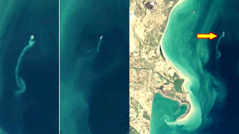 Detecta la NASA misteriosa “isla fantasma” en el mar Caspio