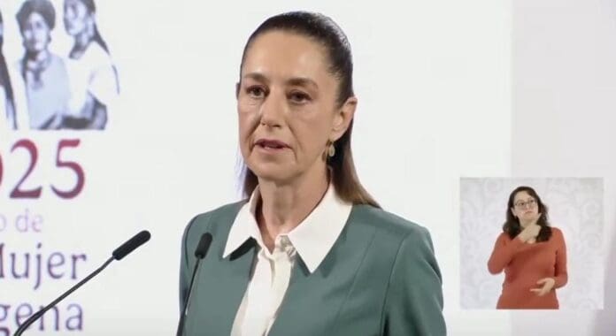 México no debe agachar la cabeza o sentirse menos ante Estados Unidos y Trump, aseguró Claudia Sheinbaum Pardo.