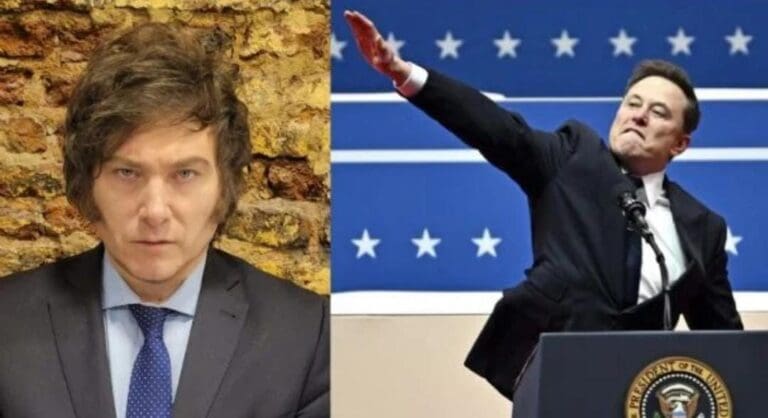 "Nazi, las pelotas"; Javier Milei defiende al millonario Elon Musk tras su polémico saludo, considerado como nazi.