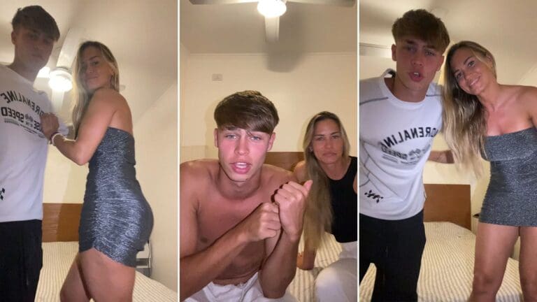 VIDEO: Joven lleva a su madre de fiesta y el video se vuelve viral en TikTok