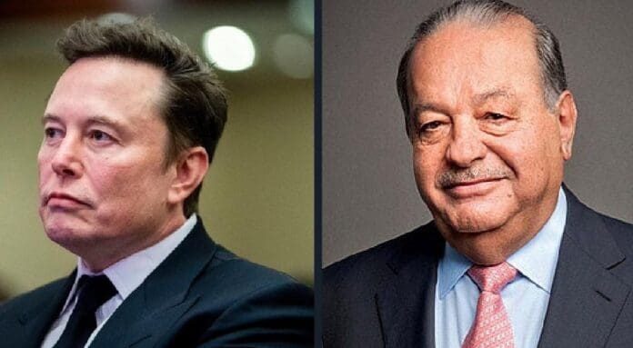 Claudia Sheinbaum defiende a Carlos Slim luego que Elon Musk lo acusara de supuestos nexos con el narcotráfico.