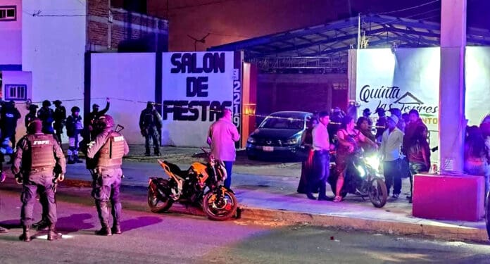 Deja balacera en boda dos muertos y 12 heridos en Salamanca, Guanajuato
