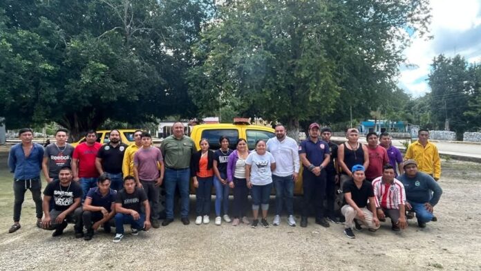 Trabajos de prevención de incendios forestales en Tulum