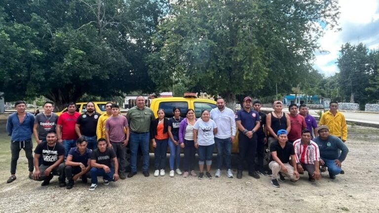 Trabajos de prevención de incendios forestales en Tulum