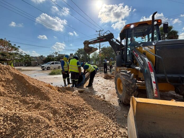 Aguakan avanza en la reparación de fuga en línea de 24