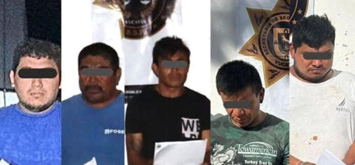 Detienen a cinco sujetos relacionados con el linchamiento de Tekit, Yucatán. Ahora enfrentarán a la justicia.