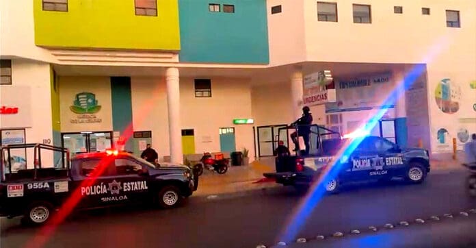 Intentan rematar de siete balazos a paciente, pero ‘la libra’ en hospital de Sinaloa