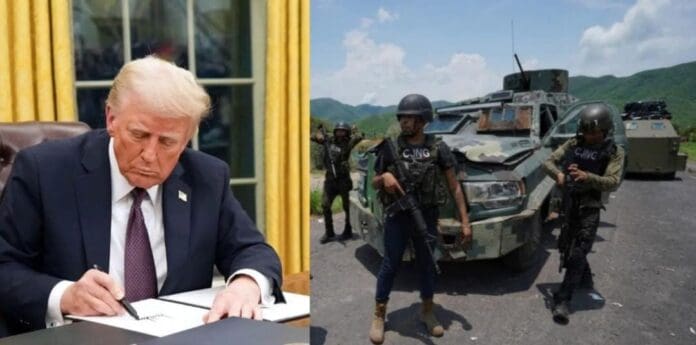 El mandatario Donald Trump ha ordenado a las fuerzas de su país la eliminación total de los cárteles del narcotráfico.