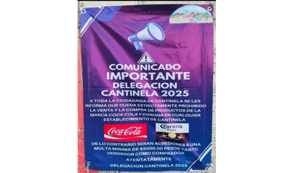 Comunidad de Hidalgo multará con hasta cinco mil pesos a quien consuma Coca-Cola y Corona