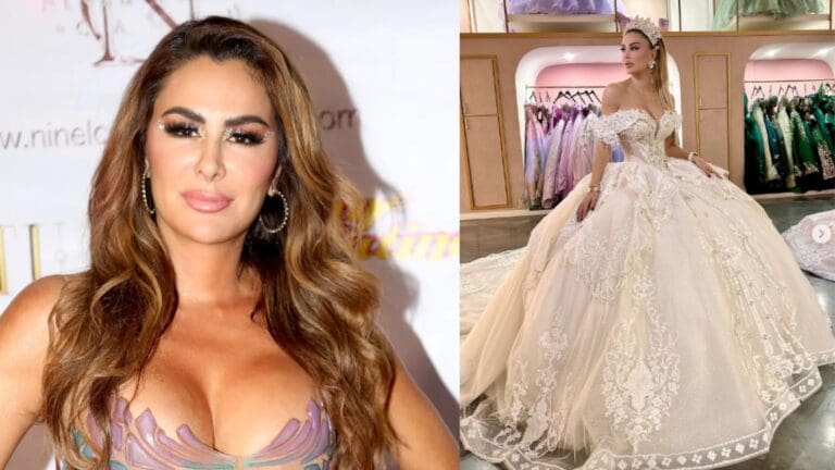Internautas critican a Ninel Conde tras usar un vestido de quinceañera