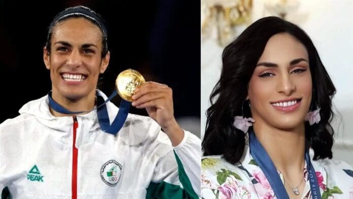 Imane Khelif, boxeadora argelina acusada de ser trans incursiona en el modelaje