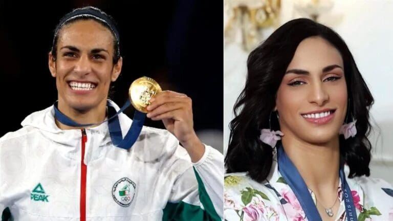 Imane Khelif, boxeadora argelina acusada de ser trans incursiona en el modelaje