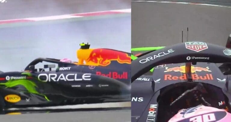 Video: Fans de “Checo” Pérez se burlan de Red Bull y Liam Lawson tras despiste del piloto