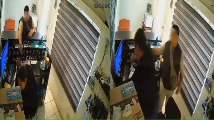 Video: Sujeto golpea y rocía con gas pimienta a recepcionista de hotel en Tampico, Tamaulipas
