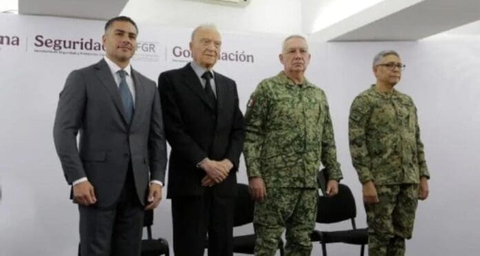 Claudia Sheinbaum no intervino en envío de 29 narcos a EU, afirmaron este día García Harfuch y Gertz Manero.