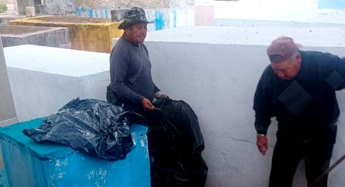 Alarma en Calderitas por hallazgo de 50 rituales de brujería en el panteón