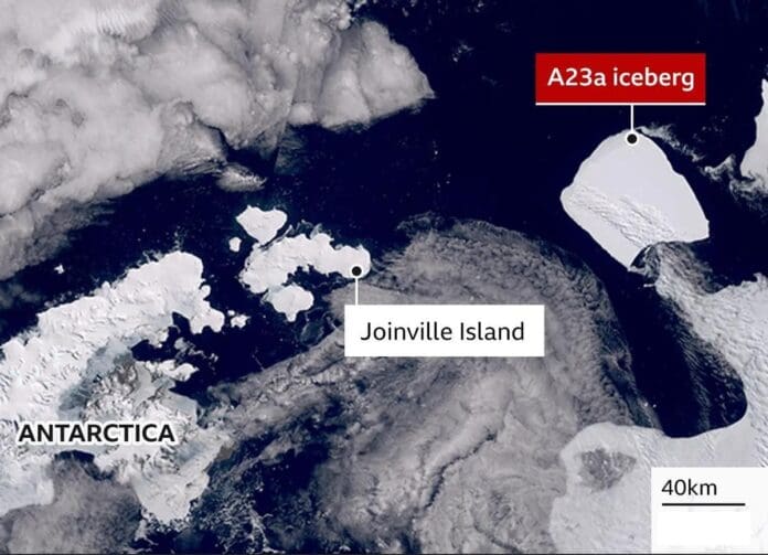 Prevén que iceberg más grande del mundo choque contra isla del Atlántico Sur