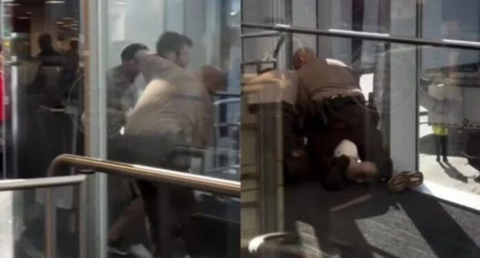 Pasajeros arrojan café a personal de aerolínea tras perder su vuelo que los llevaría de Miami hacia Cancún.