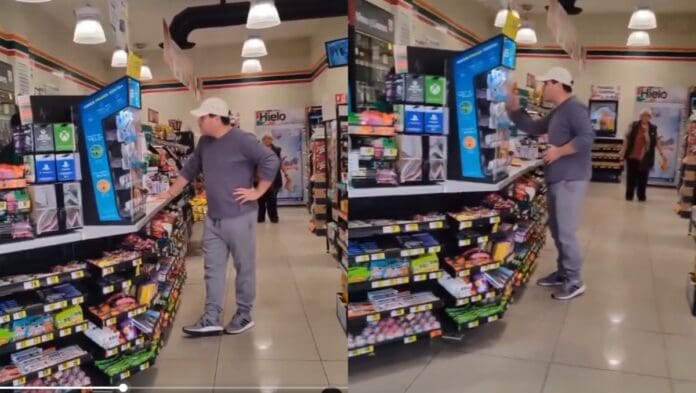 Video: Sujeto agrede a empleado por falta de cambio tras comprar una dona con billete de 500 pesos en CDMX