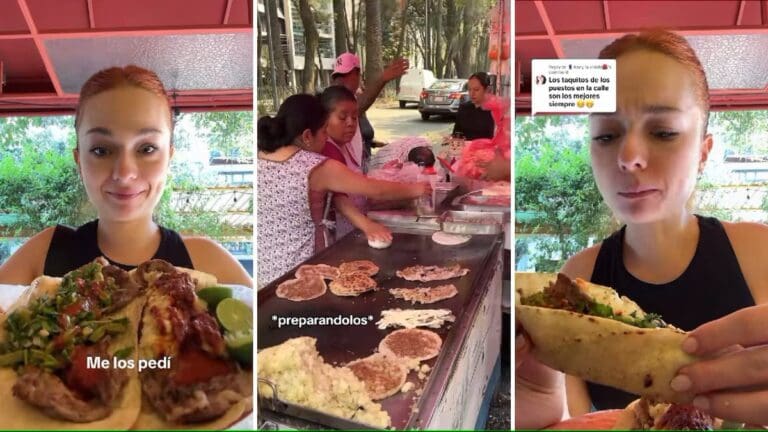 Video: Tiktoker argentina rompe su vegetarianismo de nueve años por probar tacos en México