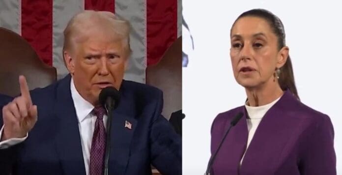 Anuncia Donald Trump nueva prórroga a aranceles tras llamada con Claudia Sheinbaum. Tema queda pausado hasta el mes de abril.