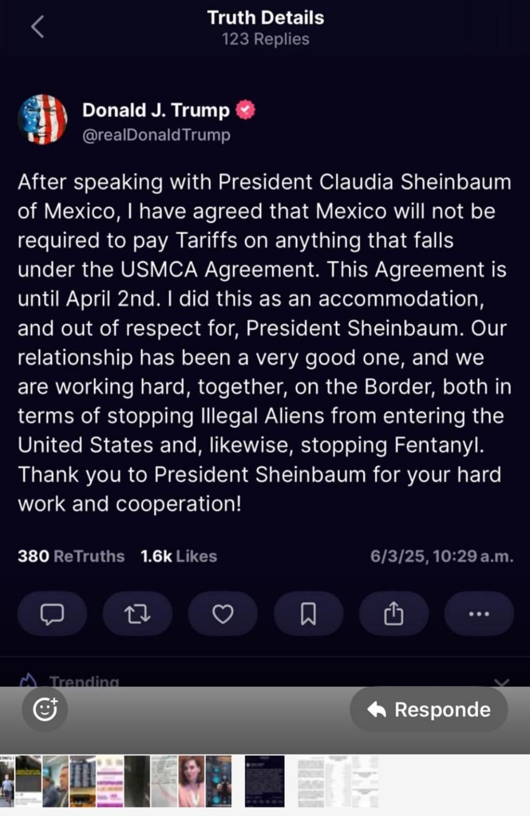 La imagen que Ferrnández Nooña tenía en su celular.