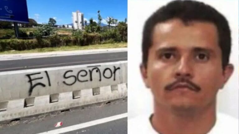 Grafitis alusivos a “El Mencho”, líder del CJNG alertan a las autoridades de Costa Rica